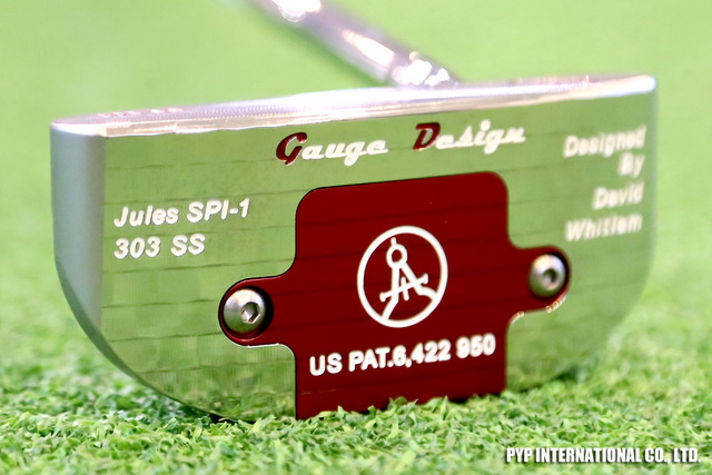 Putter Gauge Design by Whitlam SPI-1 Jules Silver-Red 