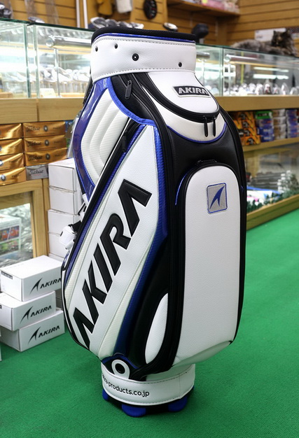 Bag AKIRA 2013 CADDIE BAG WHITE BLUE 