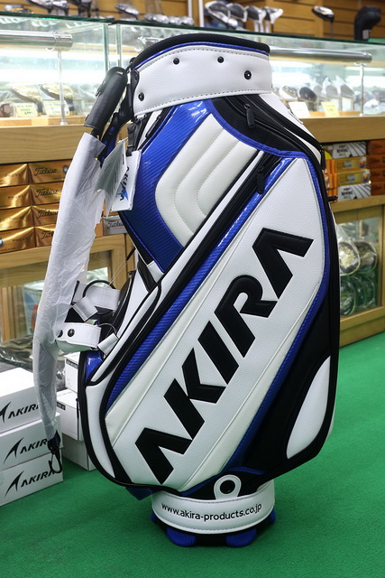 Bag AKIRA 2013 CADDIE BAG WHITE BLUE 