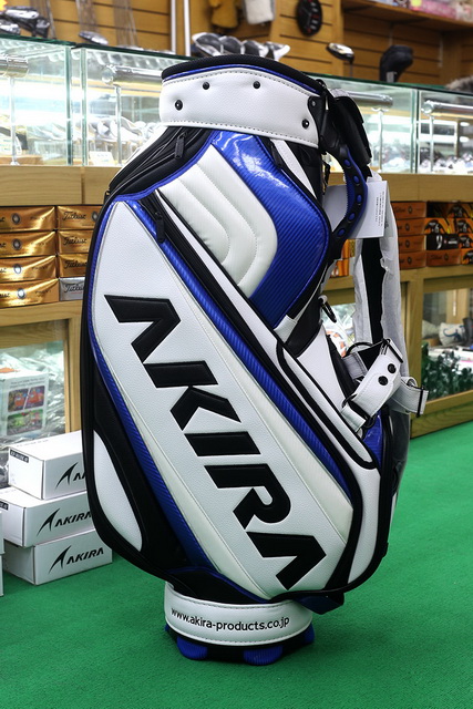 Bag AKIRA 2013 CADDIE BAG WHITE BLUE 