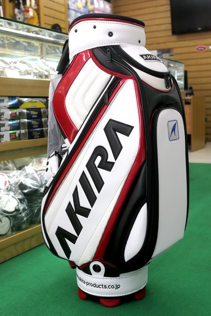 Bag AKIRA 2013 CADDIE BAG WHITE RED 