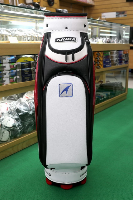 Bag AKIRA 2013 CADDIE BAG WHITE RED 