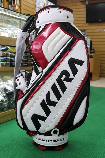 Bag AKIRA 2013 CADDIE BAG WHITE RED 