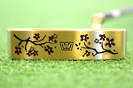 Gauge Design by Whitlam Cherry Blossom Gold Limited Edition  Putter